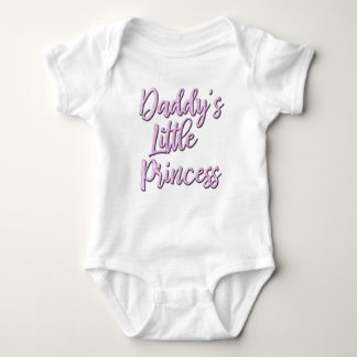 Pappor Little Princess-kroppsdräkt för baby T Shirt
