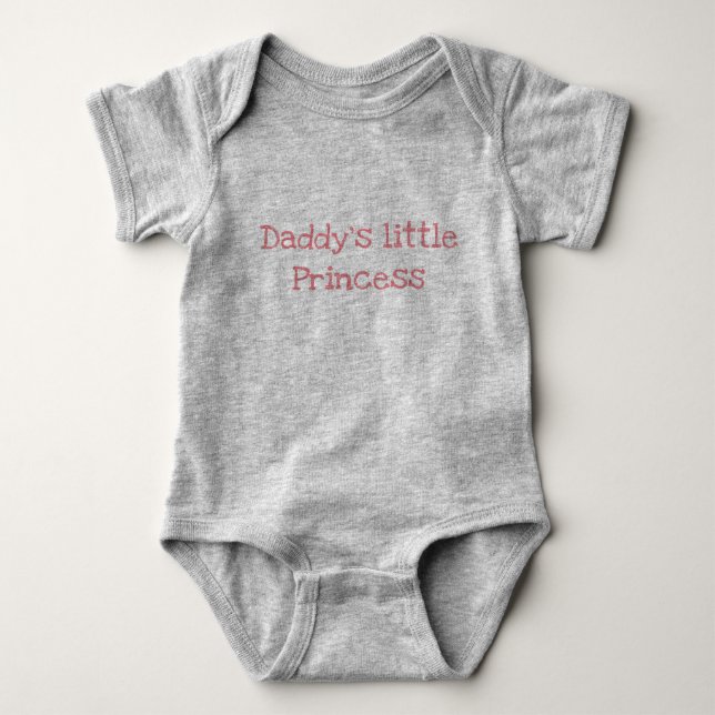 Pappor Little Princess onsie T Shirt (Framsida)