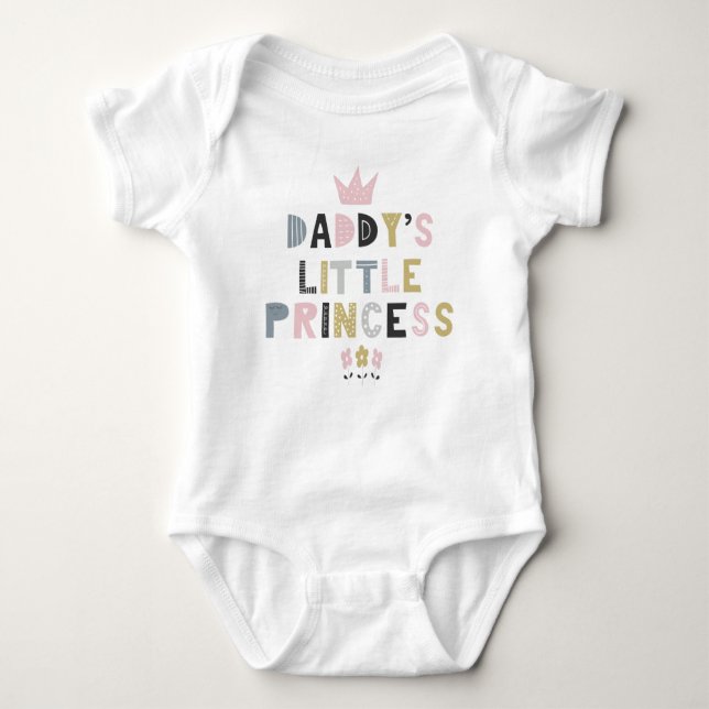 Pappor Little Princess T Shirt (Framsida)