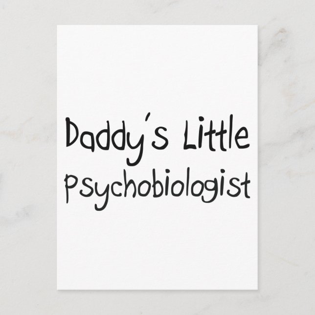Pappor Little Psychobiolog Vykort (Framsida)