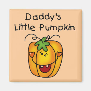 Pappor Little Pumpkin T-shirts och presenter Magnet