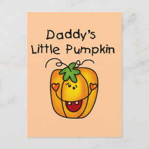 Pappor Little Pumpkin T-shirts och presenter Vykort