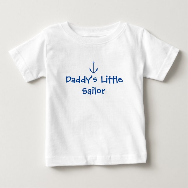 "Pappor Little Sailor" Shirt T-shirt (Framsida)