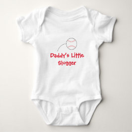 "Pappor Little Slugger" Baby Bodykostym Tee