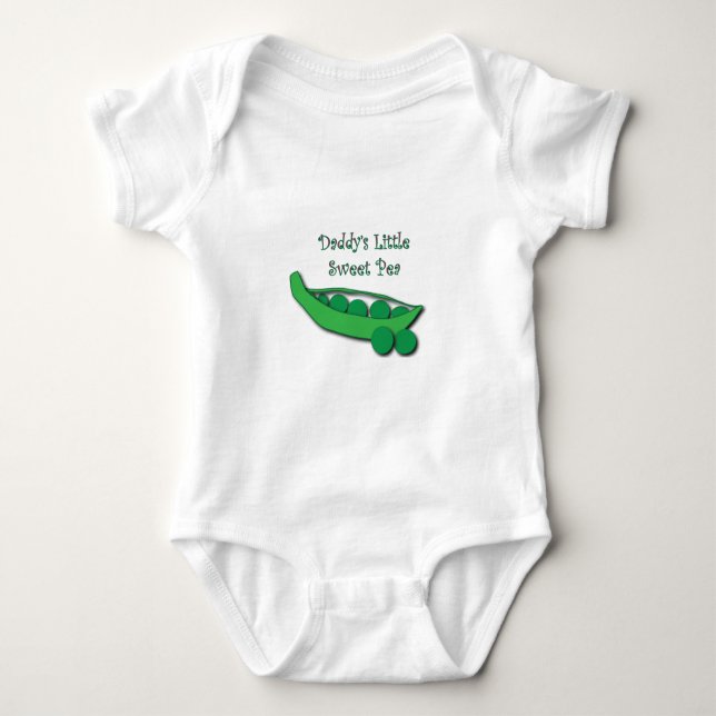 Pappor Little Sweet Pea Tee Shirt (Framsida)