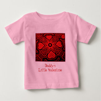 "Pappor Little Valentine" Spädbarns T-shirt