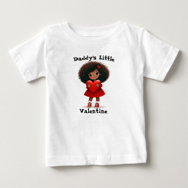 Pappor Little Valentine T Shirt (Framsida)