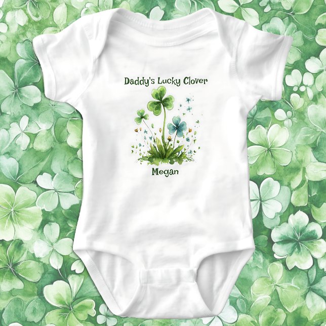 Pappor Lucky Klöver Shamrock St. Patricks Day T Shirt (Skapare uppladdad)