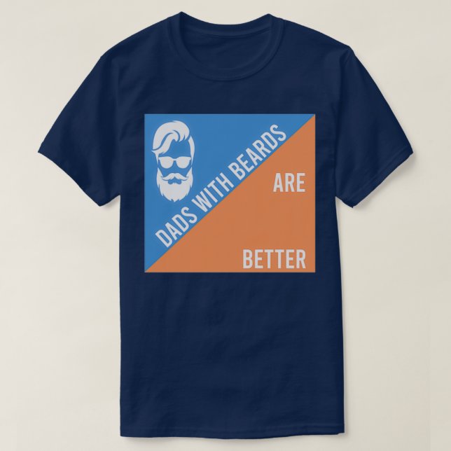 Pappor med skägg är bättre 4 1 t shirt (Design framsida)