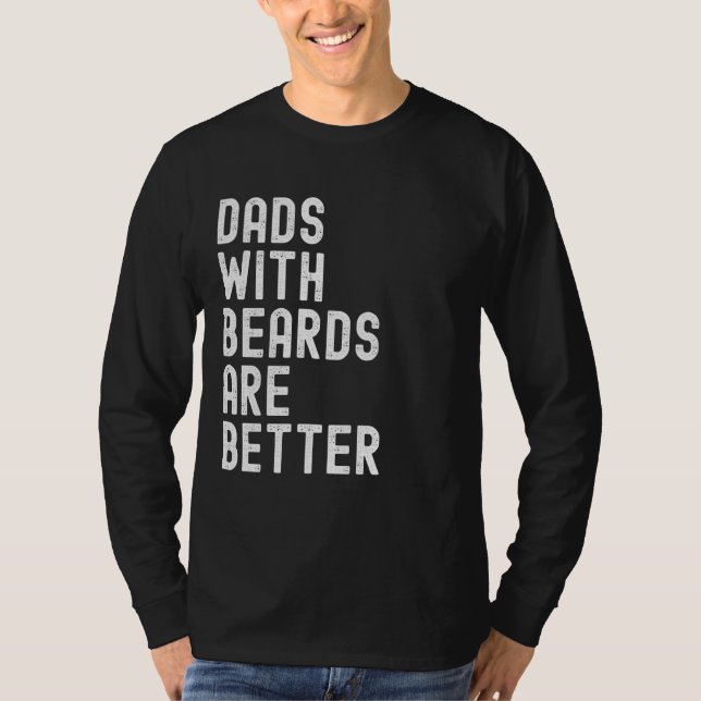 Pappor med utkanter är bättre Fars dag-citat-Vin T Shirt (Framsida)
