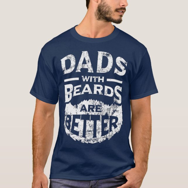 Pappor med utkanter är bättre utstressade t shirt (Framsida)
