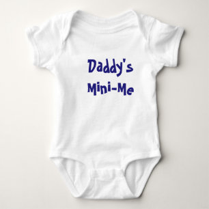 Pappor Mini-me Onsie/Creeper för baby Tee Shirt