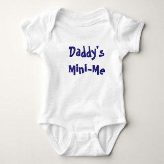 Pappor Mini-me Onsie/Creeper för baby Tee Shirt