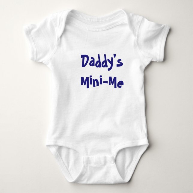 Pappor Mini-me Onsie/Creeper för baby Tee Shirt (Framsida)