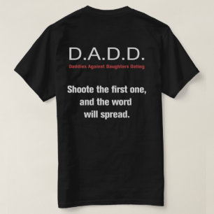 Pappor mot döttrar som daterar skjortan t shirt