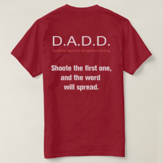 Pappor mot döttrar som daterar skjortan t-shirt