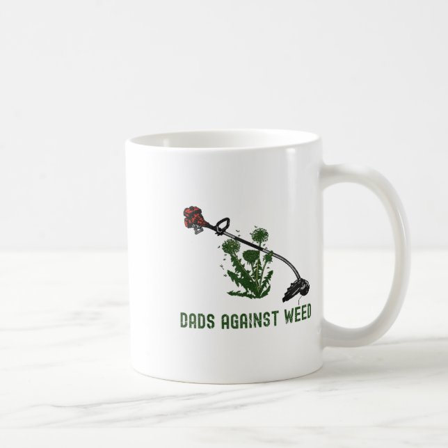 Pappor mot Ogräs Funny Pappa Joke_1 Kaffemugg (Höger)