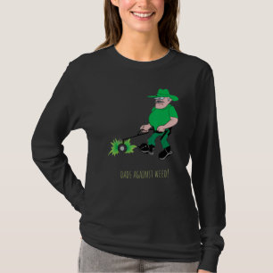 Pappor mot Ogräs Gräsmatta som kräver Gräsmatta av T Shirt