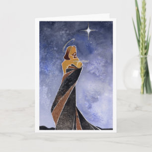 Pappor Prayer julkort Helgkort