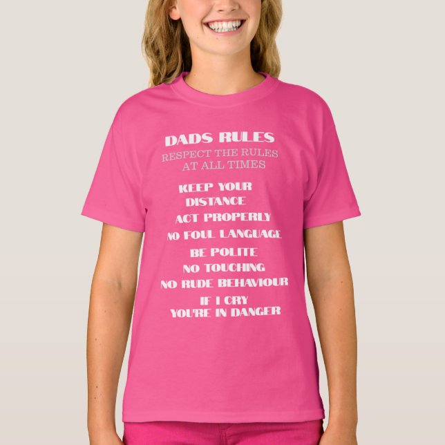 PAPPOR REGLER T SHIRT (Framsida)
