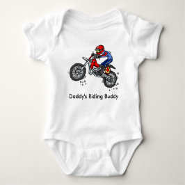 Pappor Riding Buddy Baby Bodykostym T Shirt