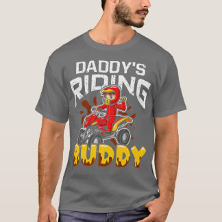 Pappor Riding Buddy Funny ATV 4-Wheeler Quad Bike T Shirt