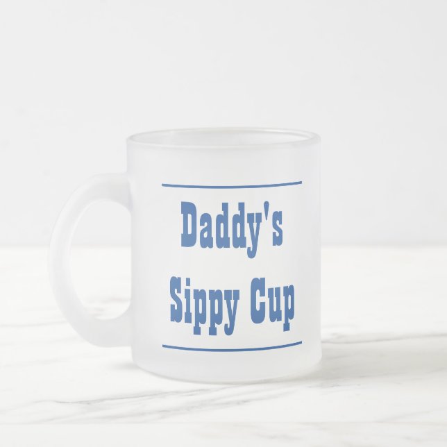 Pappor Sippy Kopp Frostat Glass Mugg (Vänster)