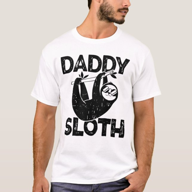 Pappor Sloth T Shirt (Framsida)