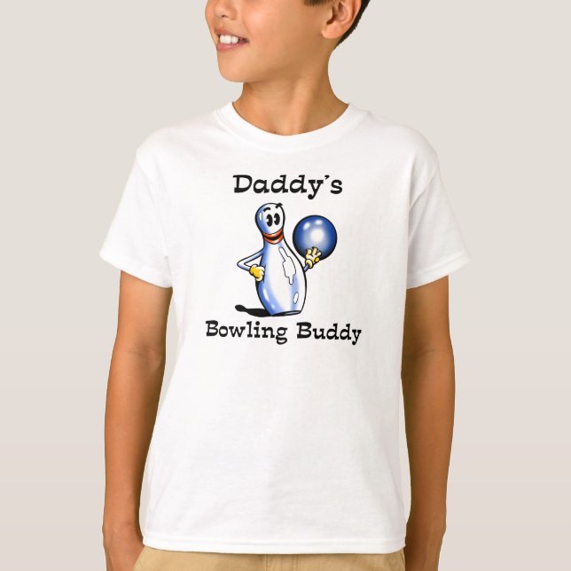 Pappor som bowlar kompisen, lurar T-tröja Tee Shirt (Framsida)