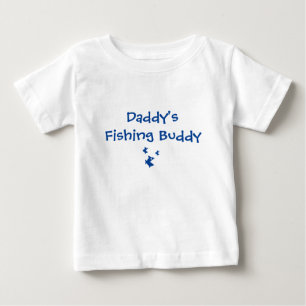 "Pappor som fiskar kompis" skjorta Tee Shirt
