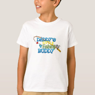 Pappor som fiskar lite kompisen t-shirt