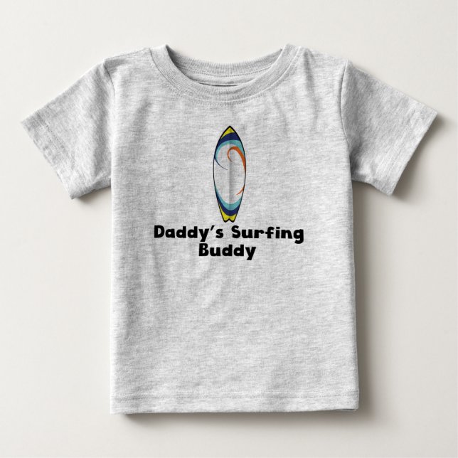 Pappor Surfing Buddy Tee Shirt (Framsida)