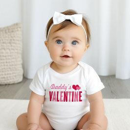 Pappor Valentine Rosa och Red Hearts Flicka T-shirt