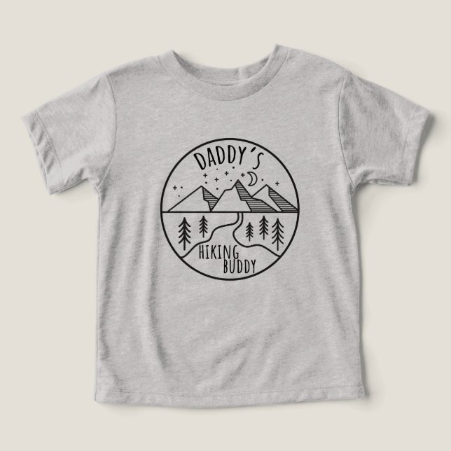 Pappor vandrande kompisbarn t-shirt (Design Framsida)
