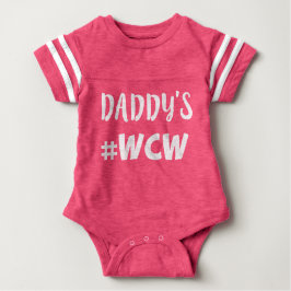 Pappor WCW lustig baby-skjorta T-shirt