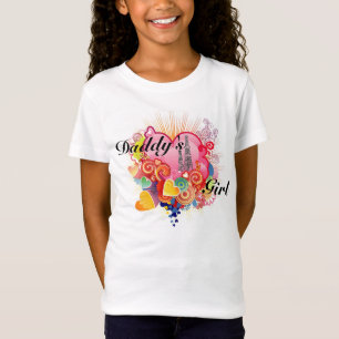 Papporflicka (hjärtor & riggar) tee