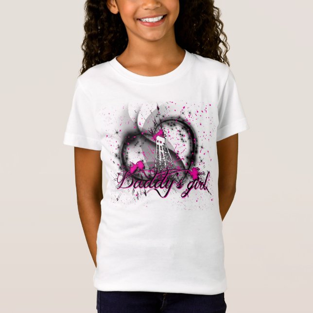 Papporflickaför barn tee shirt (Framsida)