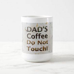 Papporkaffe "gör inte handlag ", kaffemugg