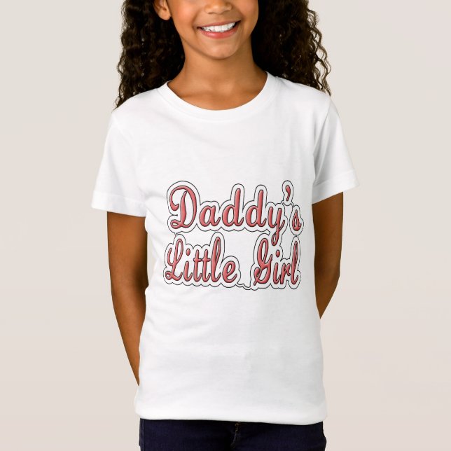 Papporliten flicka tee shirt (Framsida)