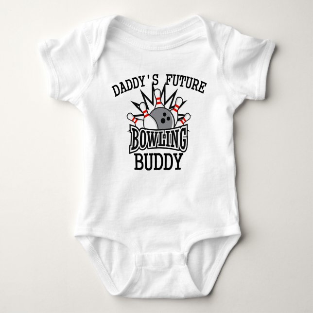 Pappornas framtida Bowling Buddy T Shirt (Framsida)