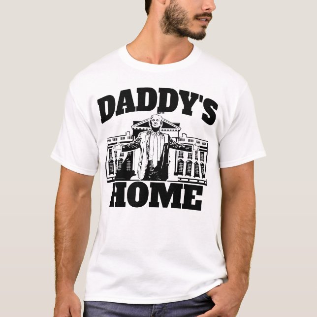 Pappornas hemlandsordförande Trump 2024 Pappor Hom T Shirt (Framsida)