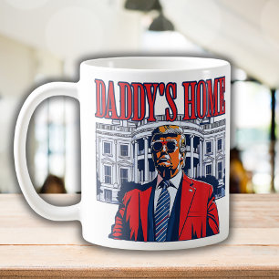 Pappornas hemtrast White House Trump Gift Kaffemugg