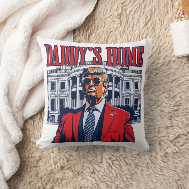 Pappornas hemtrast | White House Trump Gift Kudde (Filt)