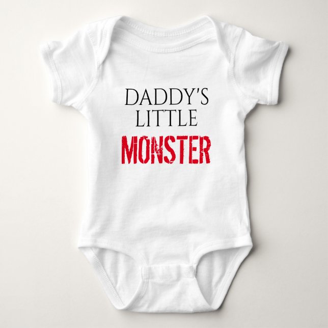 Pappornas lilla monster t shirt (Framsida)