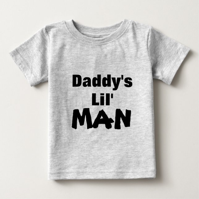 Pappornas t-shirt - "Pappor lille man" (Framsida)