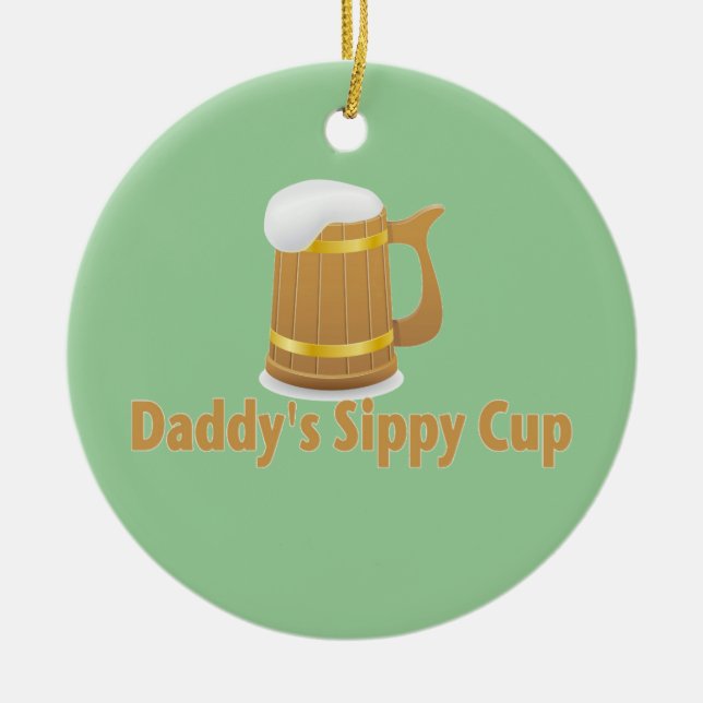Papporöl Sippy Julgransprydnad Keramik (Framsidan)