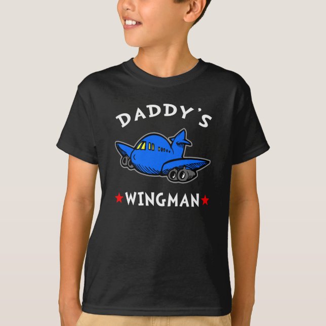 PapporWingmanmörk Tee Shirt (Framsida)