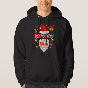 Pappous Claus jul Santa God jul Ugly Swea Hoodie