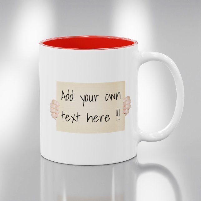 Pappprotestskylt mall kaffemugg (Skapare uppladdad)