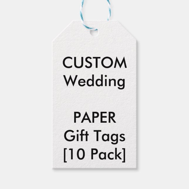 PAPPRA anpassningsbar- och favorittaggar - 10 märk Presentetikett (Framsidan)